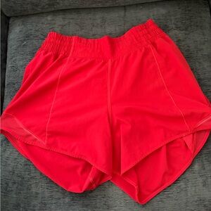Lululemon Hottie Hots Red Shorts